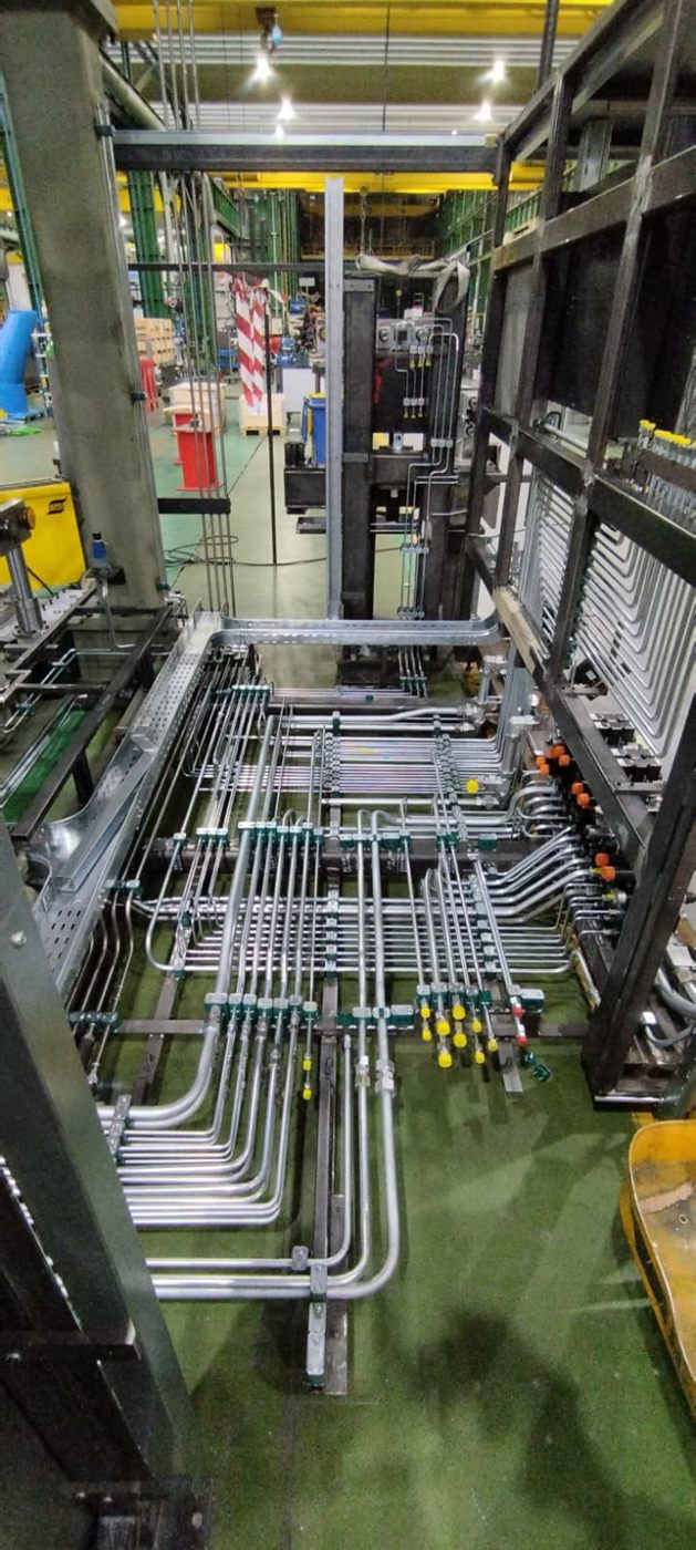 Tubagem hidráulica industrial