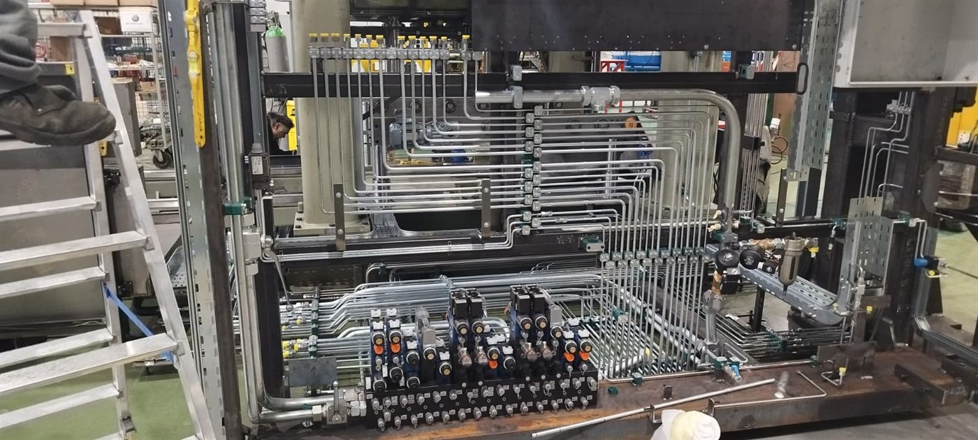 Tubagem hidráulica industrial
